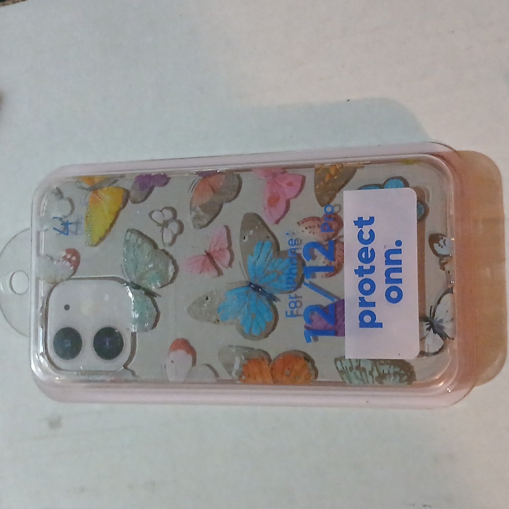 iPhone 12 12 pro butterfly pattern phone case brand new with tag